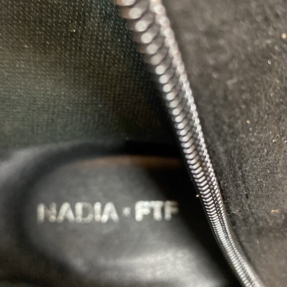 FTF Nadia Black Faux Suede Lace Up Thigh High Open Point Peep Toe Heel Boots 11 - Picture 11 of 11